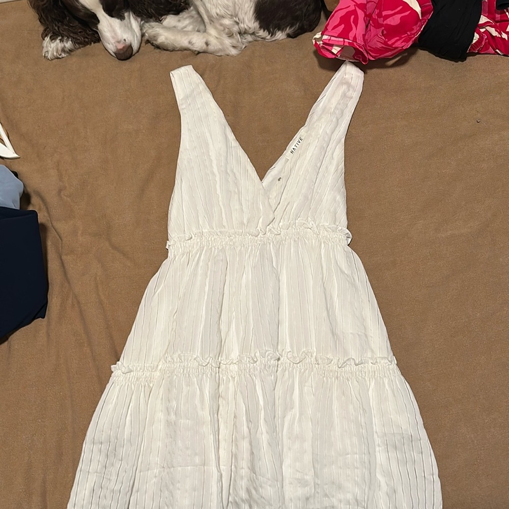 Medium Native Daughters white summer dress